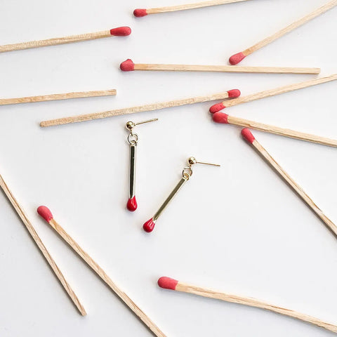 MATCHSTICK earrings