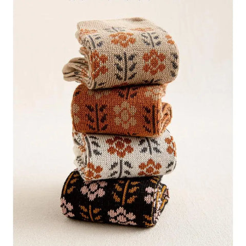 RETRO GARDEN sock