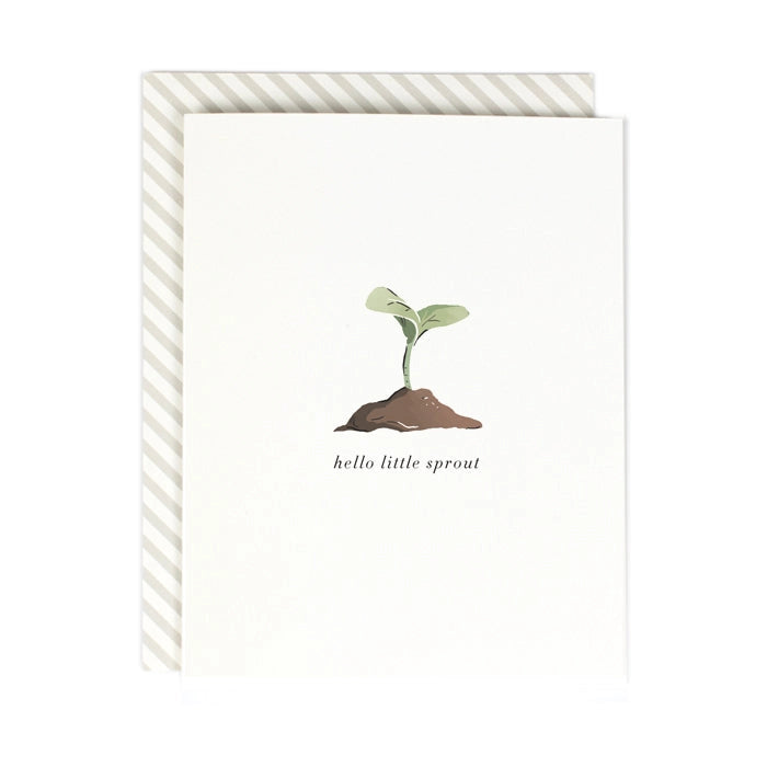 HELLO LITTLE SPROUT card