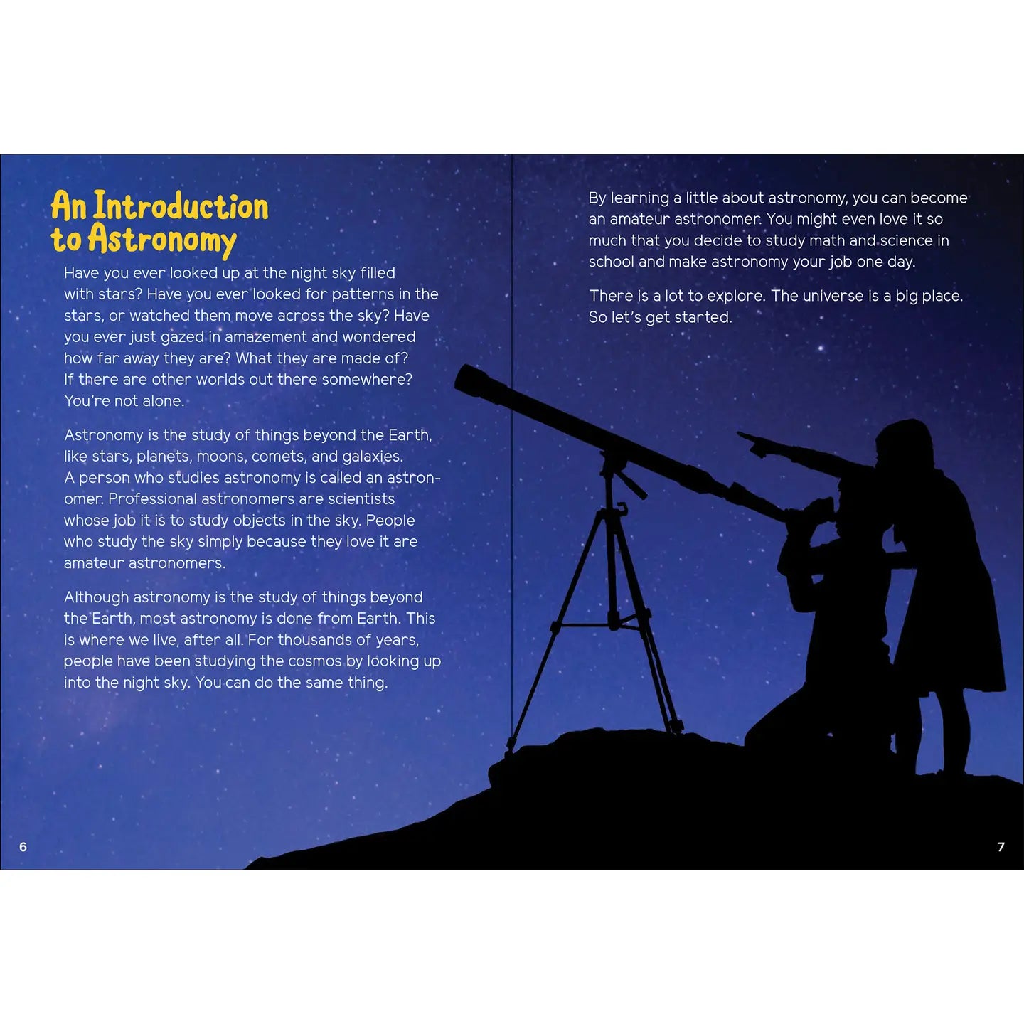 STARGAZING FOR KIDS astronomy book – MOSS
