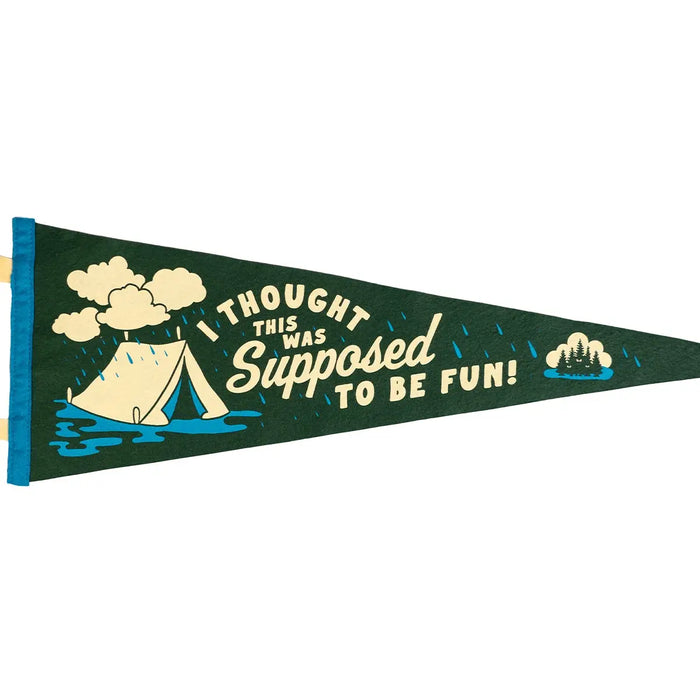 SUPPOSED TO BE FUN pennant