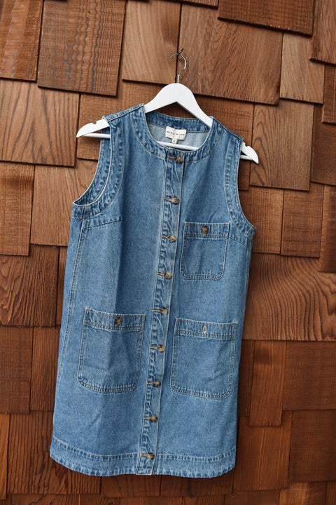FOR THE WIN denim dress
