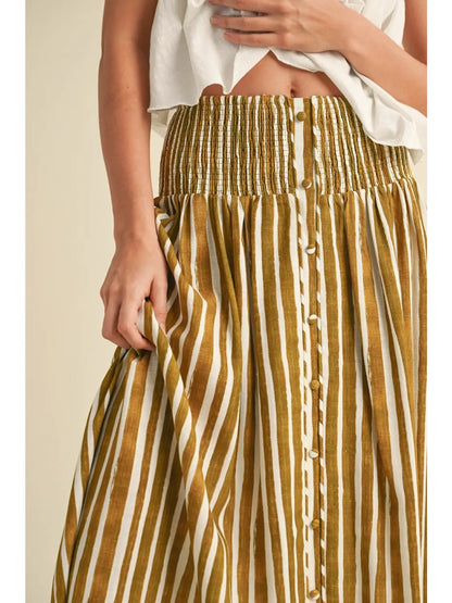LEMONGRASS smock waist skirt