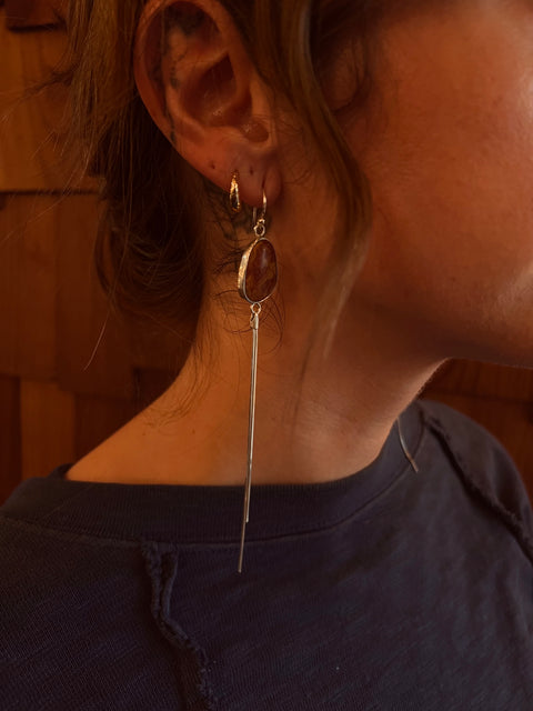 JASPER dangle earrings