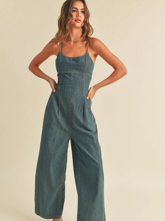 TRUE BLUE denim jumpsuit