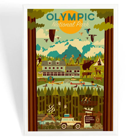 OLYMPIC NATIONAL PARK magnet