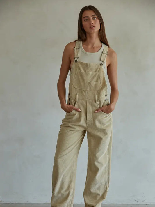 FLOWERDUST corduroy overalls