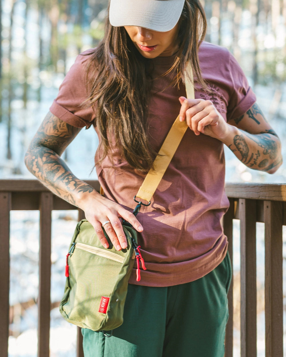 KNW recycled crossbody