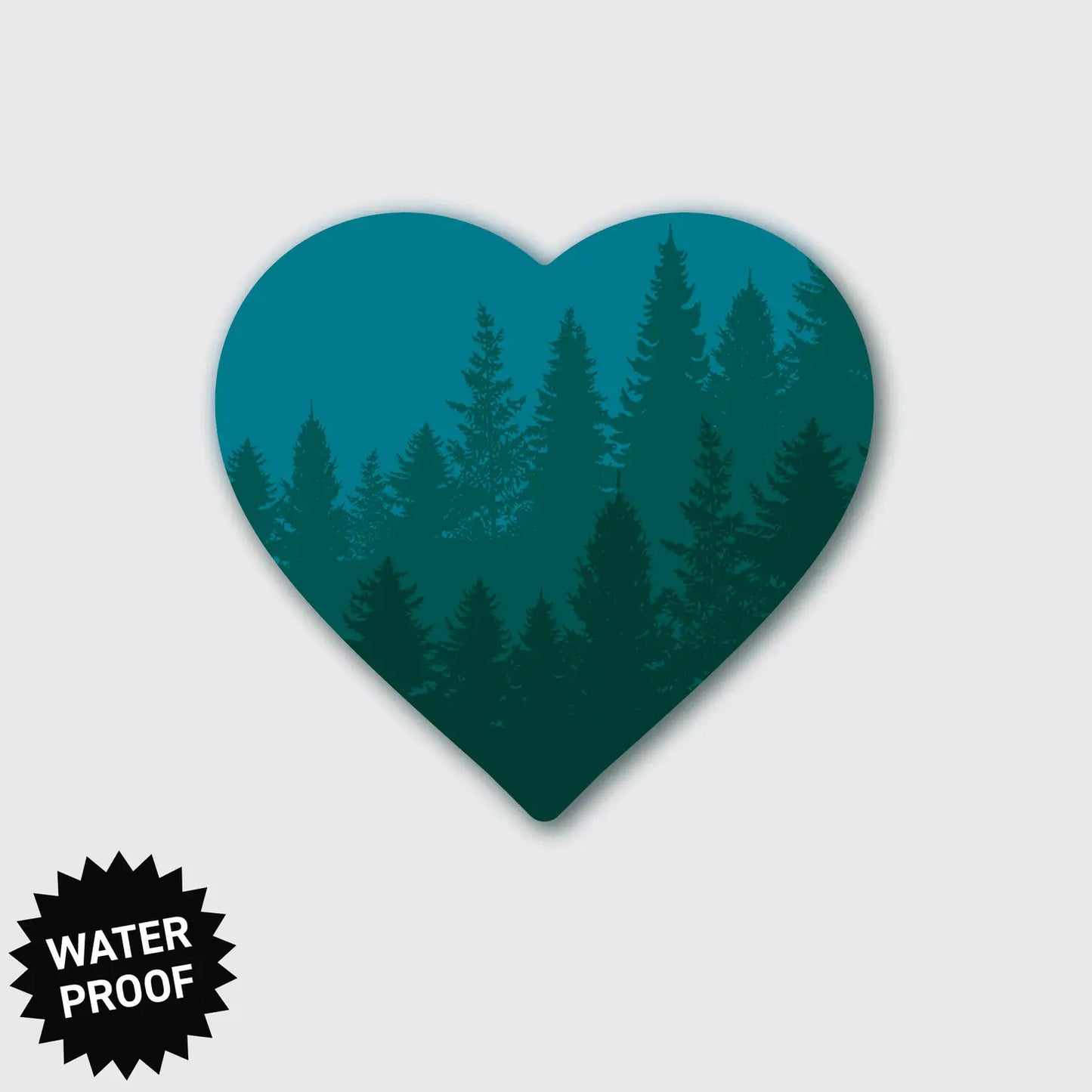 HEART TREES sticker