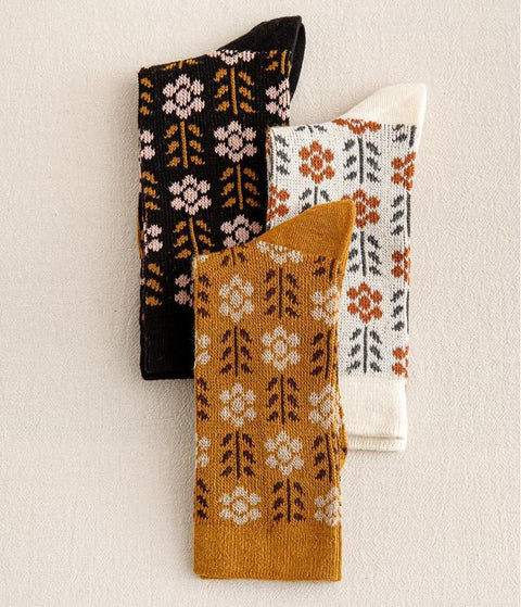 RETRO GARDEN sock