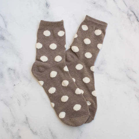 POLKA PUFF socks
