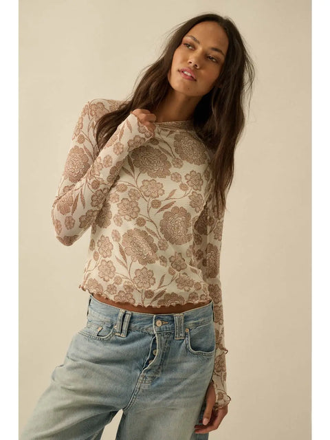 AMBERLEAF mesh top