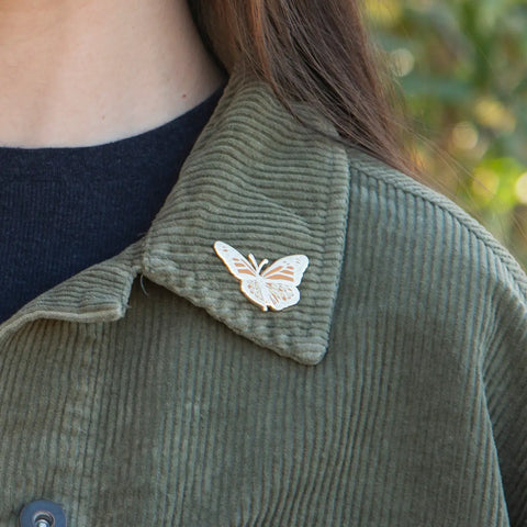 MONARCH enamel pin