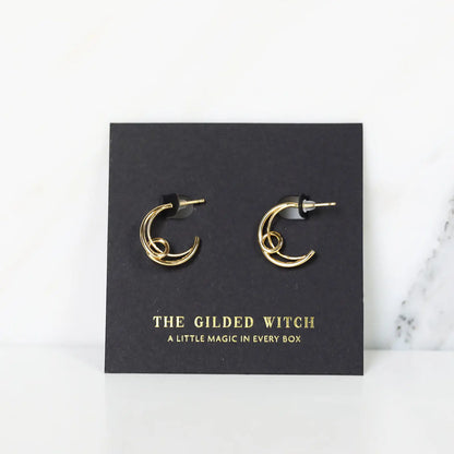 ABSTRACT MOON earrings