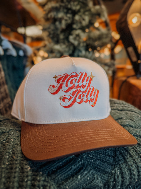 HOLLY JOLLY trucker hat