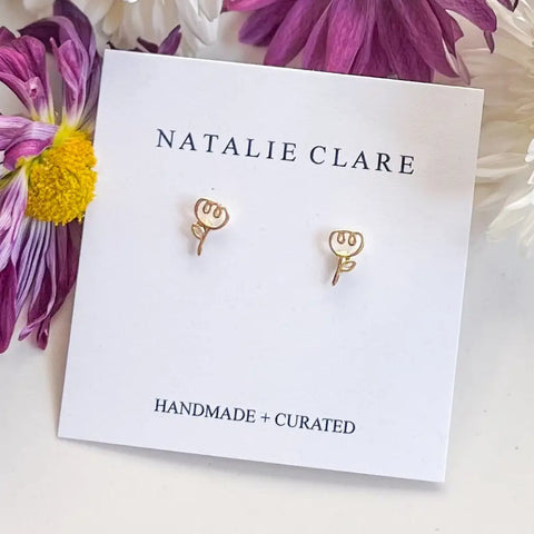 TULIP stud earrings