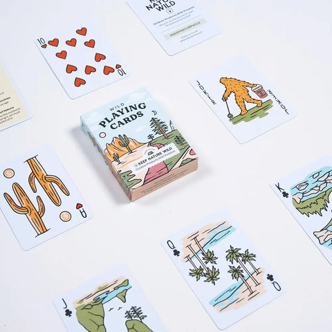 WILD playing cards