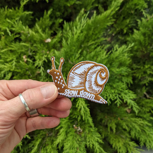 SLOW DOWN SNAIL patch