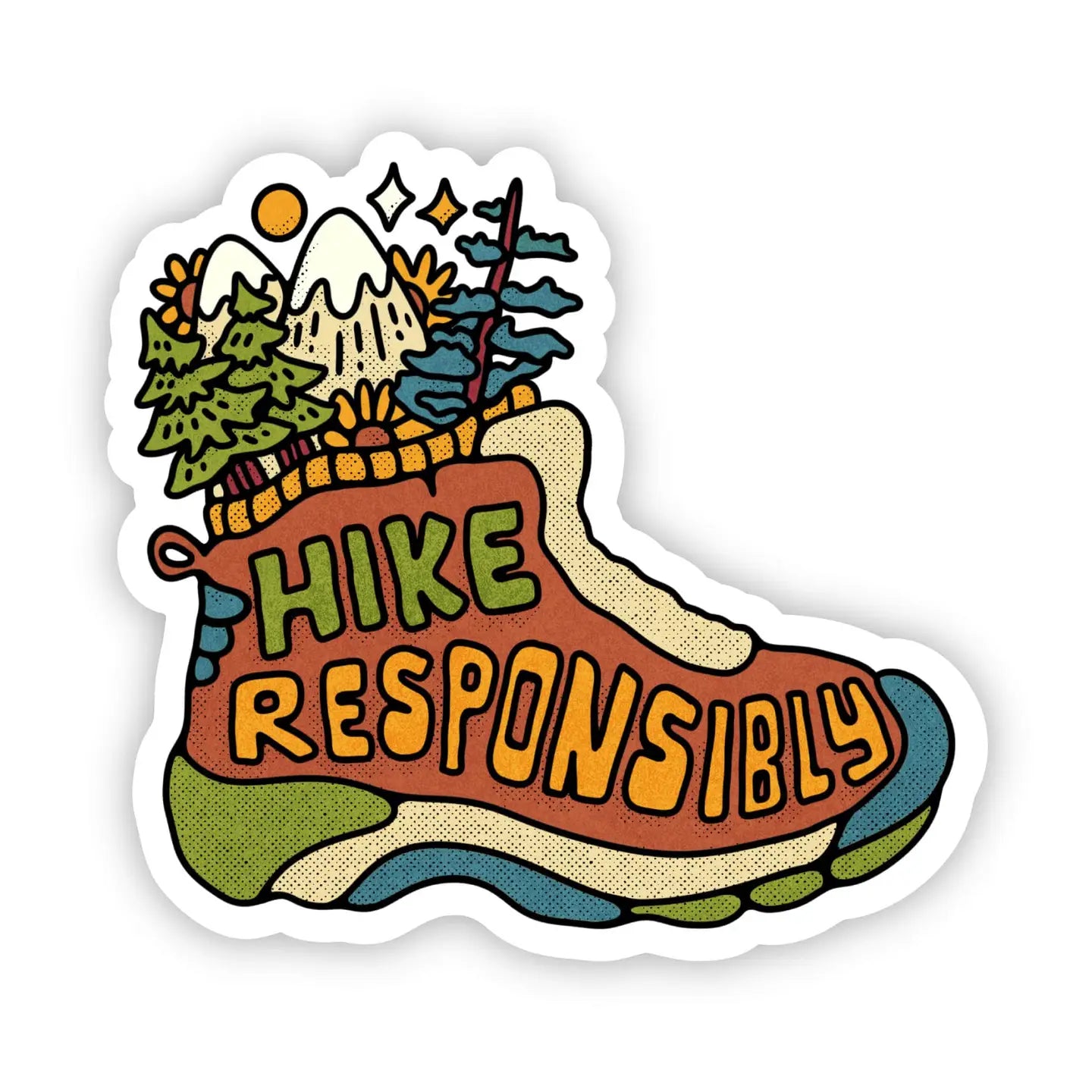 HIKE RESPONSIBLY sticker