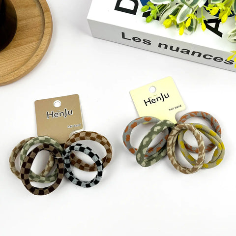 CHECKMATE hair tie (set of 5)
