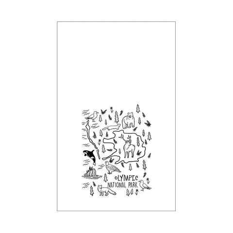 ONP WILDLIFE tea towel