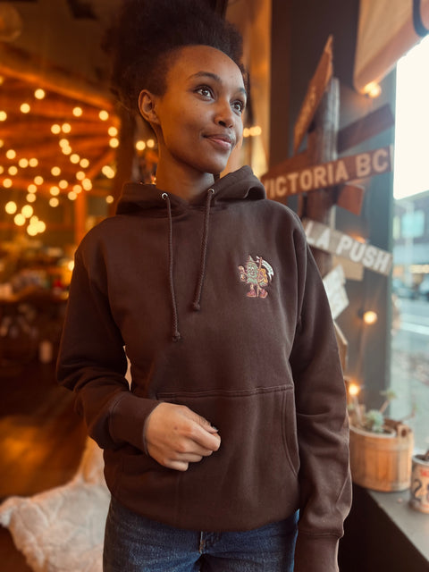 MOSS MASCOT embroidered hoodie