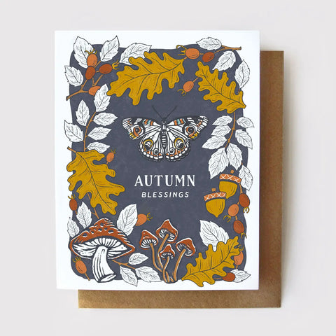 AUTUMN BLESSINGS card
