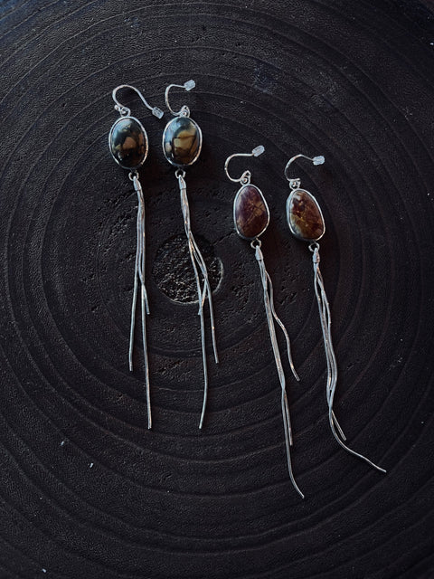 JASPER dangle earrings