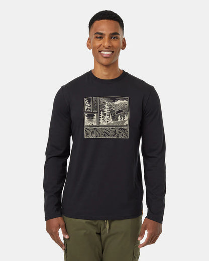 TOPOGRAPHY STAMP long sleeve tee