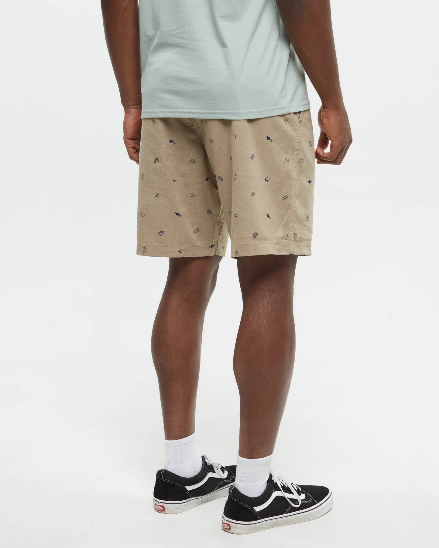 LATITUDE ocean print shorts