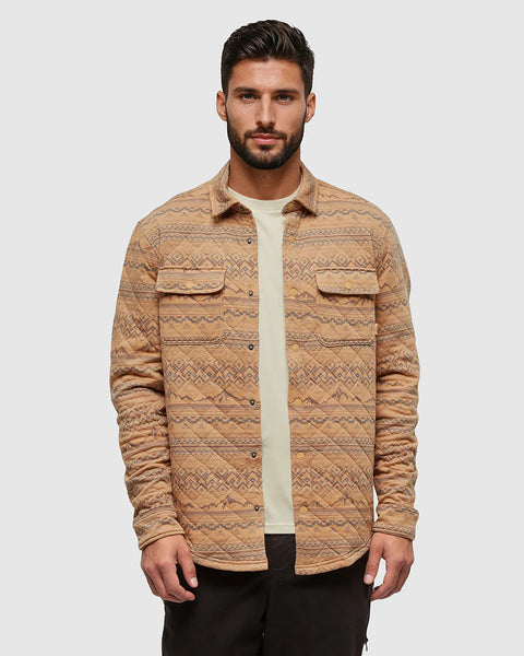 COLVILLE quilted shacket