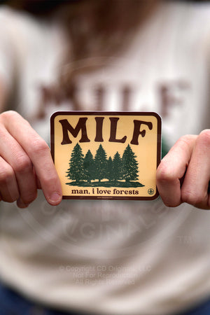 MILF (MAN I LOVE FORESTS) vinyl sticker