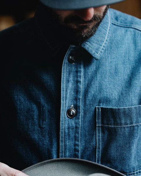 NIGHTFALL denim chore coat