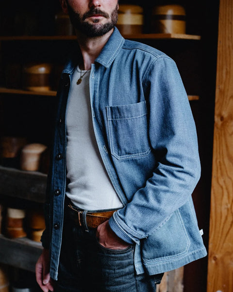 NIGHTFALL denim chore coat