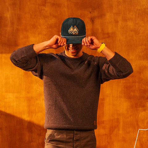 PEAKS corduroy trucker hat