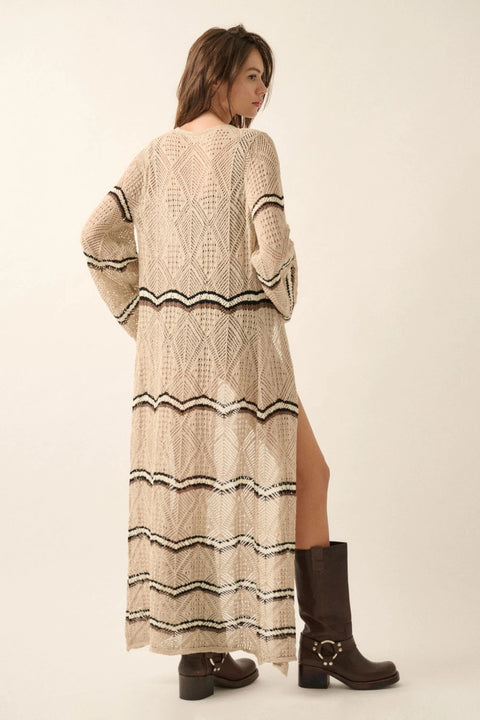 SAN JUAN knit duster