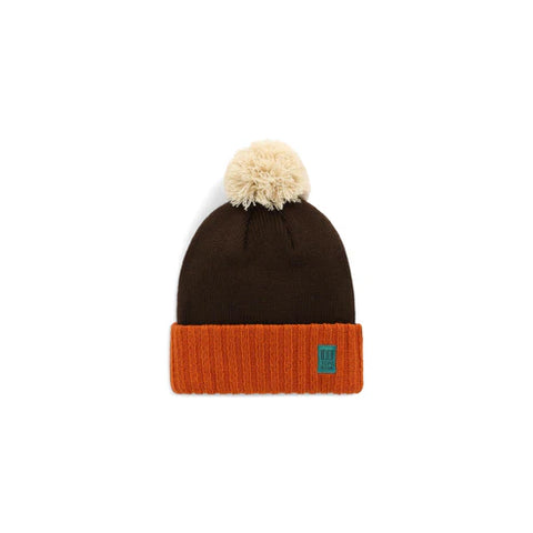 TOPKNOT pompom beanie