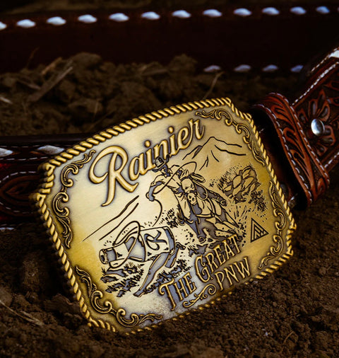 RAINIER TRUE GRIT belt buckle