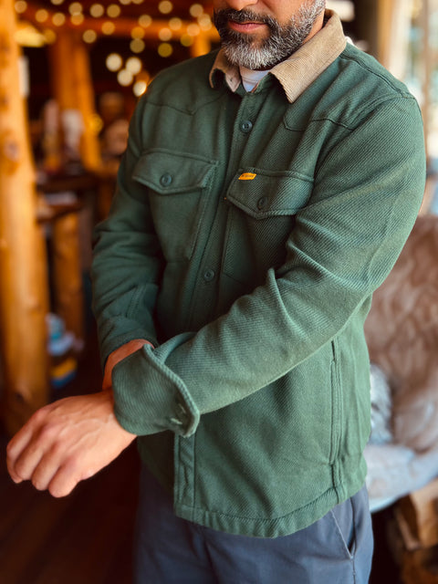 ONLOOKER men’s twill shacket