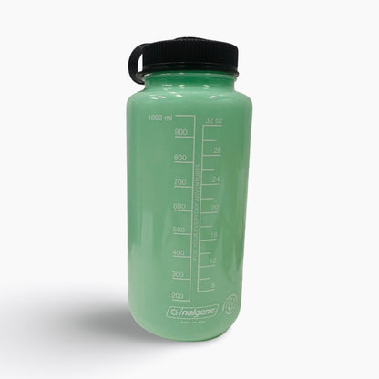 I’D RATHER BE CAMPING IN THE PACIFIC NORTHWEST glow-in-the-dark water bottle