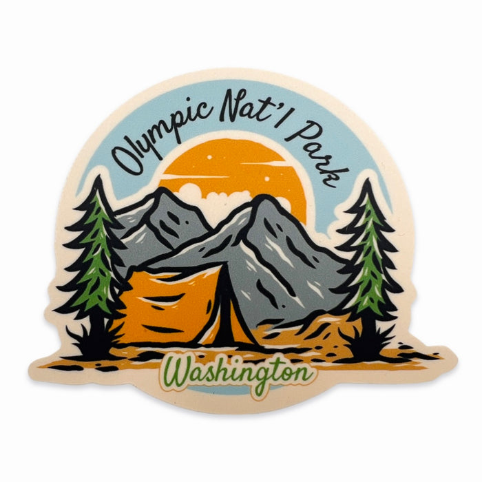 CAMPING OLYMPIC NAT’L PARK sticker