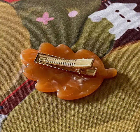 AUTUMN LEAF hair clip