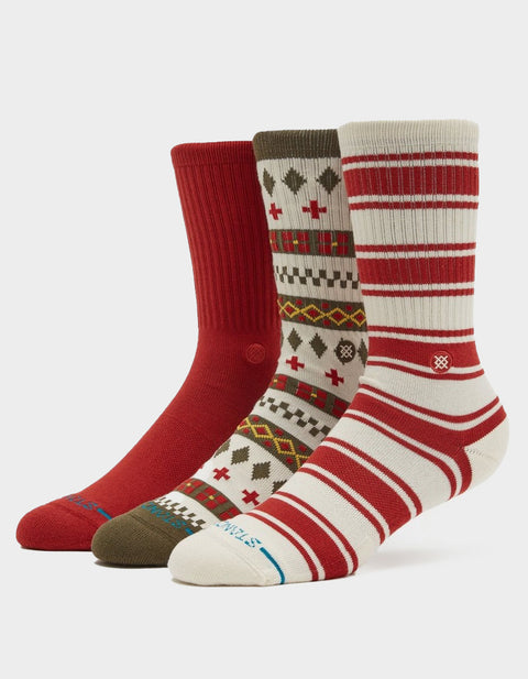 CABIN DAYS 3-pack crew socks