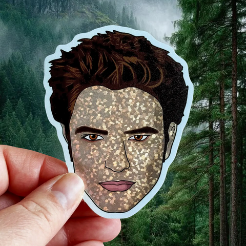 EDWARD glitter sticker