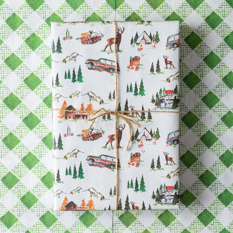 MOUNTAIN CABIN eco gift wrap