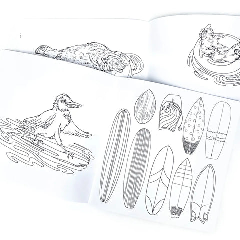 WILD LIFE CAMP COLORING book