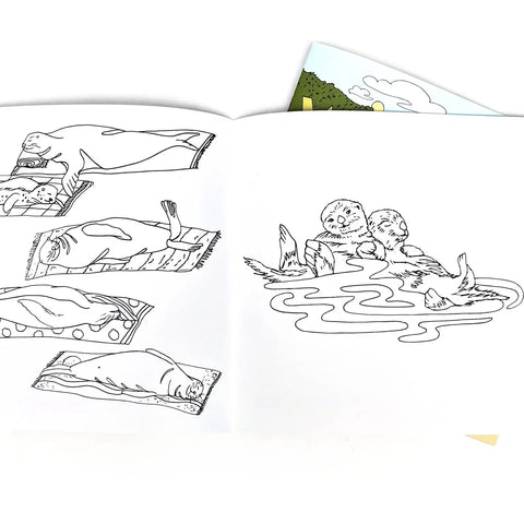 WILD LIFE CAMP COLORING book