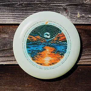 ITEM 149: “BLACK MUDDY RIVER” Grateful Dead glow-in-the-dark frisbee