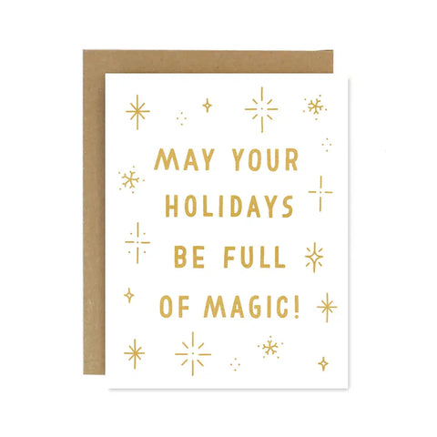 HOLIDAY MAGIC card