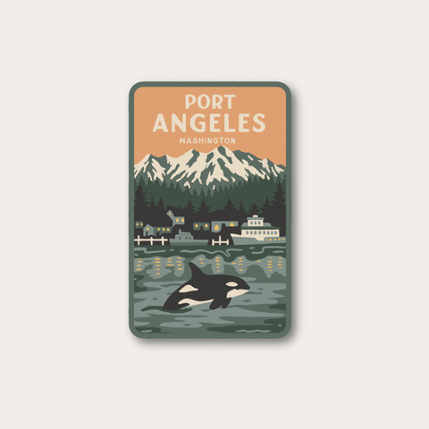 PORT ANGELES sticker